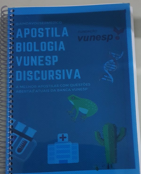 KIT 2 APOSTILAS QUESTÕES ABERTAS DISCURSIVAS DA VUNESP ( BIOLOGIA+ QUÍMICA) - Image 4